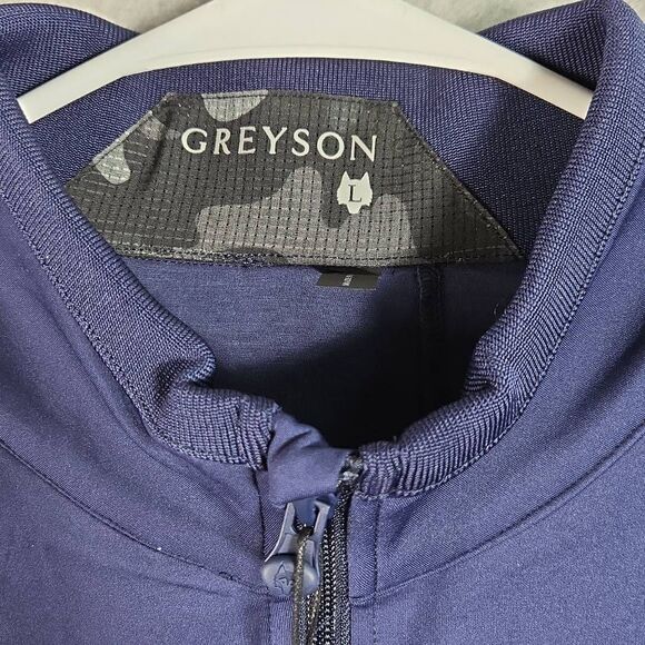 Greyson Sequoia Full Zip Golf Jacket Men’s L Honeycreeper Blue Performance NWT - Picture 4 of 12